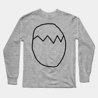 Minimal Easter Egg Long Sleeve T-Shirt